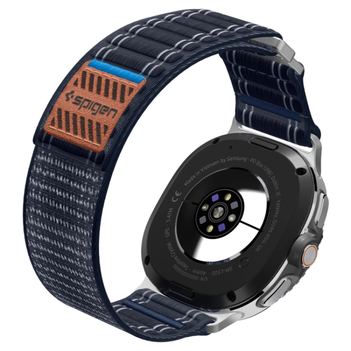 Spigen - Spigen Galaxy Watch 8/8 Classic (40/44/46mm) Armband WBF1 - Marinblå