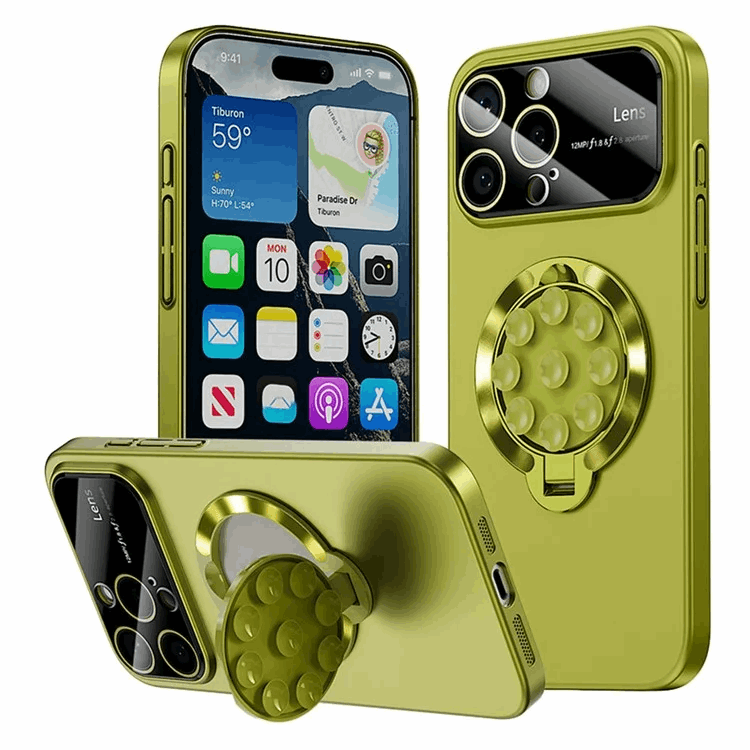 iPhone 14 Pro Max Mobilskal Magsafe Sugkopphållare Kickstand - Grön | 2353 | AlltMobil