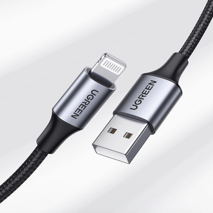 Ugreen - Ugreen USB-A Till Lightning 1.5m Kabel MFi - Svart