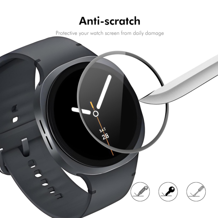 HAT PRINCE - [10-Pack] Hat Prince Galaxy Watch 8 (44mm) Härdat Glas Skärmskydd