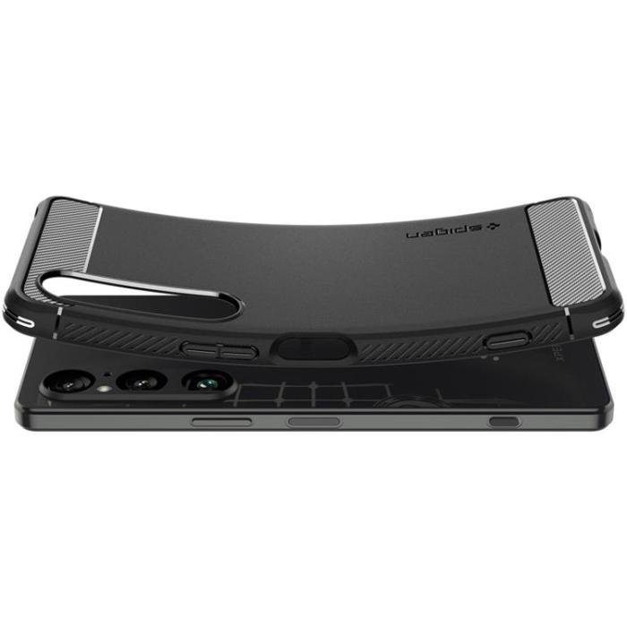 Spigen - Spigen Sony Xperia 1 VI Mobilskal Rugged Armor - Svart