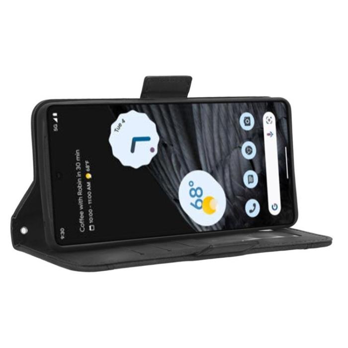 A-One Brand - Google Pixel 7 Pro Plånboksfodral Magnetic Clasp - Svart