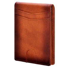 BANYANU - BANYANU Plånbok för Herrar Äkta Läder RFID Blocking N2039M