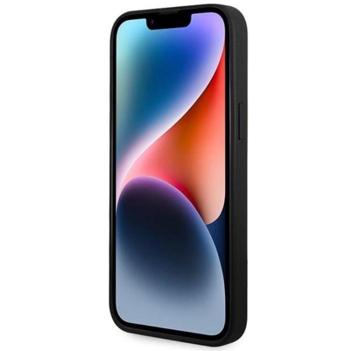 Mercedes - AMG iPhone 14 Pro Max Mobilskal Magsafe Läder Curved Lines