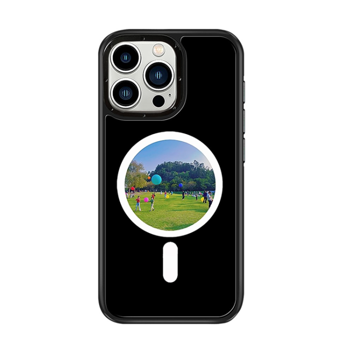 A-One Brand - iPhone 16 Pro Mobilskal MagSafe E-Ink NFC 6-Färgad TPU + PC