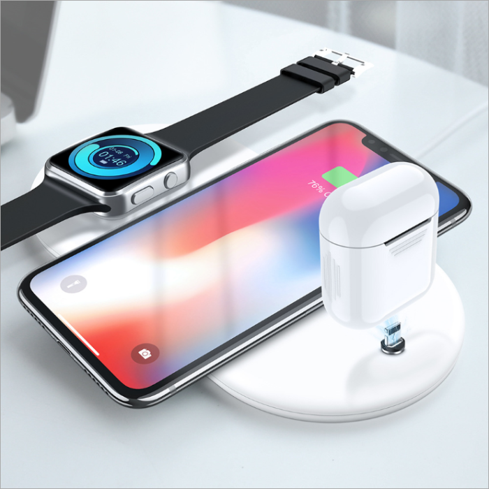 UTGATT5 - Floveme 3 i 1 laddare till Apple Produkter - Vit