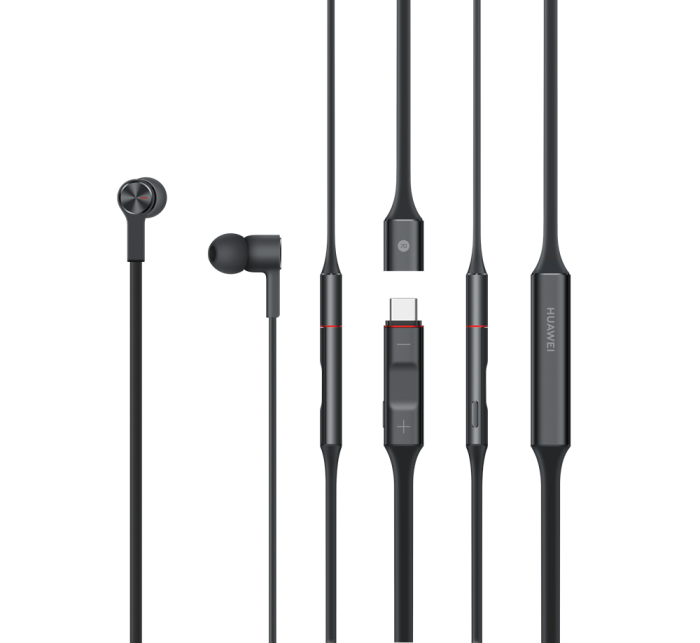 UTGATT5 - Huawei FreeLace trådlösa hörlurar, Graphite Black