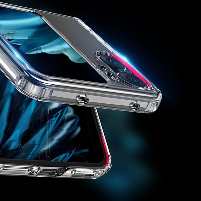 Dux Ducis - Dux Ducis Oppo Find N2 Flip Mobilskal Clin - Transparent