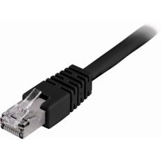 UTGATT1 - DELTACO F/UTP Cat6 patchkabel 2m, svart