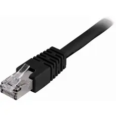 UTGATT5 - DELTACO F/UTP Cat6 patchkabel 0.3m, svart