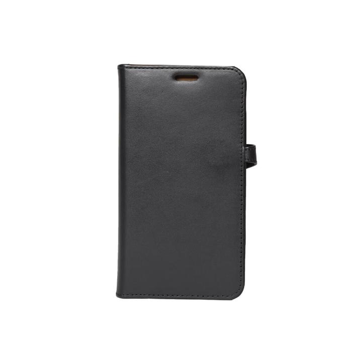 BUFFALO - BUFFALO äkta läder äkta skinn plånboksfodral iPhone 13 Pro Max - Svart