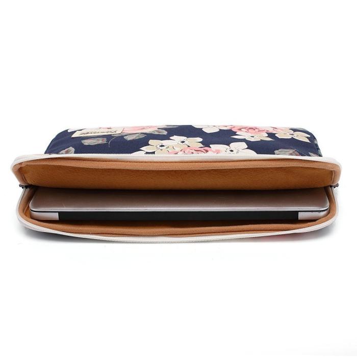 UTGATT - CANVASLIFE Datorfodral Laptop 13-14 - Navy Rose