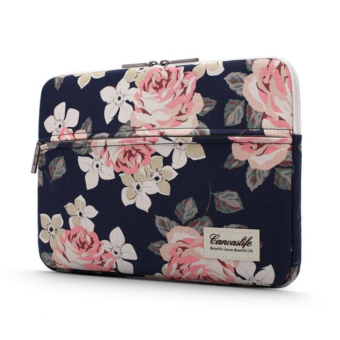 UTGATT - CANVASLIFE Datorfodral Laptop 13-14 - Navy Rose