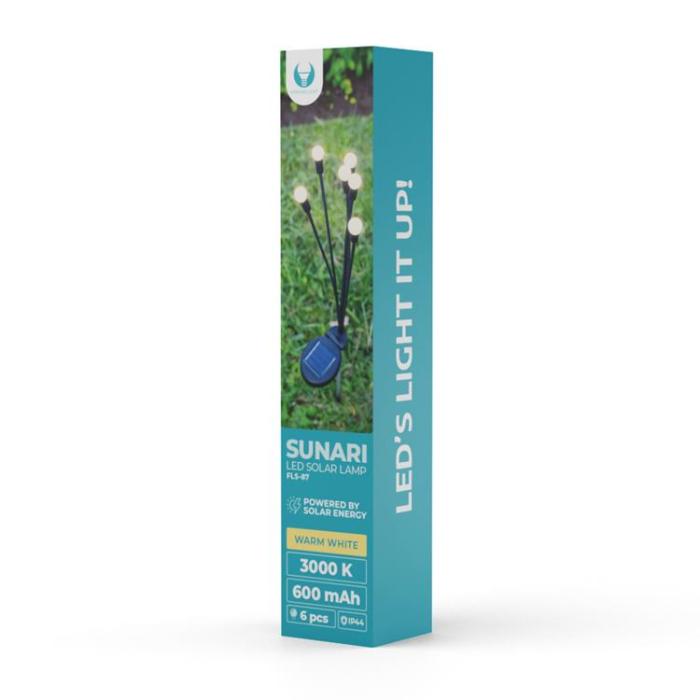 Forever Light - Forever Light SUNARI Solar Lampa LED Fireflies x6 3000K 600mAh Li-Ion