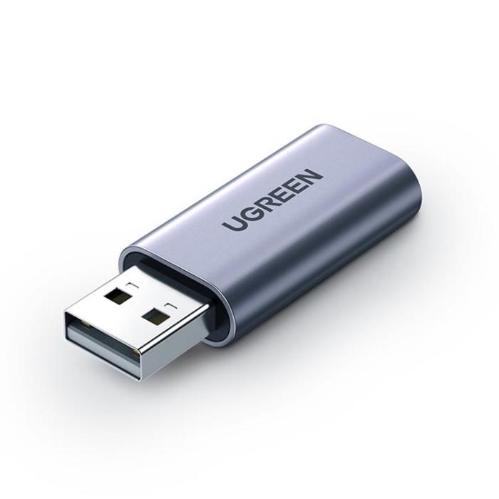 Ugreen - UGreen Adaptrar Audio - Grå