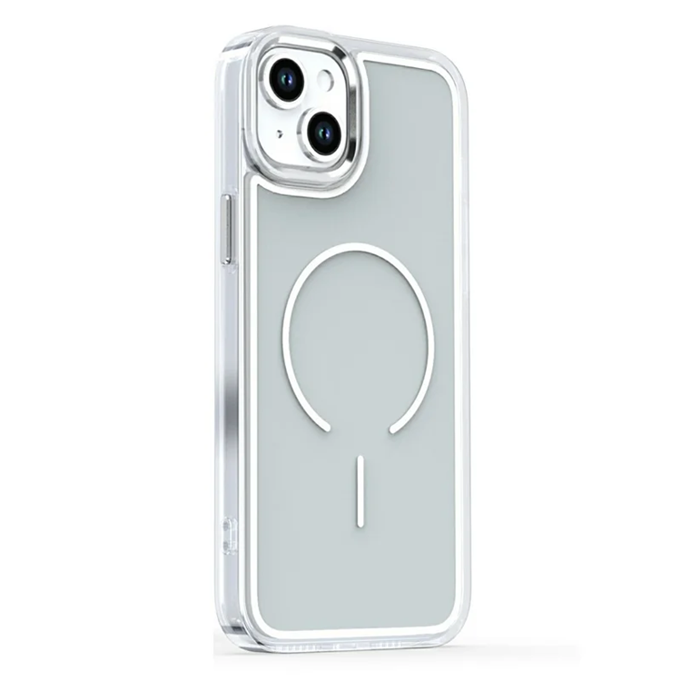 iPhone 15 Mobilskal Magsafe Electroplated - Grå (Grå) | 2353 | AlltMobil
