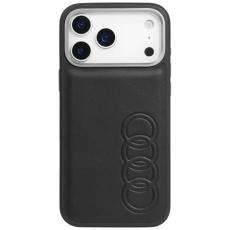 Audi - Audi iPhone 17 Pro Mobilskal MagSafe TT Syntetiskt Läder - Svart