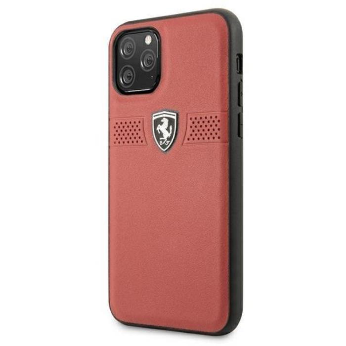 Ferrari - Ferrari iPhone 11 Pro Skal Off Track Läder - Röd