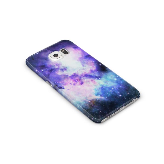 UTGATT5 - Skal till Samsung Galaxy S6 - Rymden - Lila/Blå