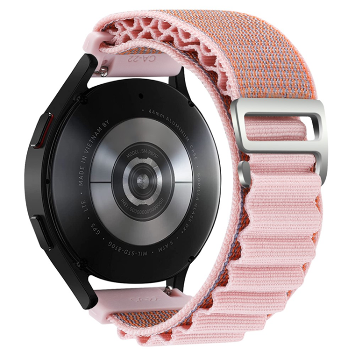 KALEBOL - Kalebol Galaxy Watch 6/6 Classic Armband Nylon - Rosa