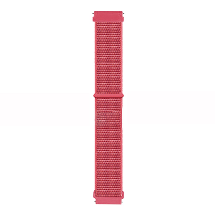 KALEBOL - Kalebol Galaxy Watch 6/6 Classic Armband Nylon Loop - Röd