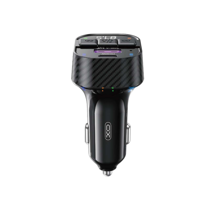 XO - XO FM-sändare Bluetooth MP3 Med Billadare 30W BCC17 - Svart