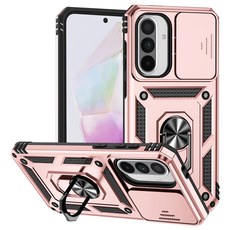 Galaxy A36/A56 Mobilskal Kickstand PC + TPU - Roséguld | 2353 | AlltMobil