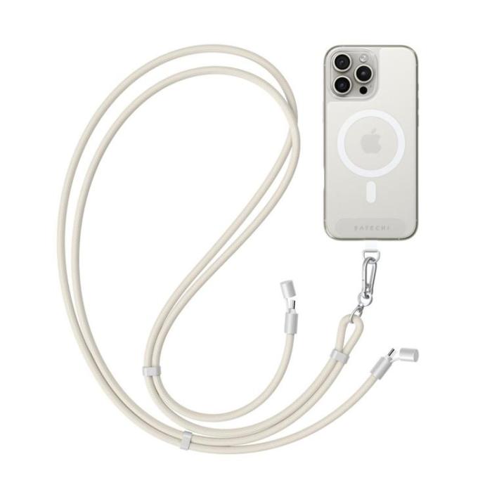 Satechi - Satechi USB-C Nyckelbandskabel Crossbody OntheGo - Sand