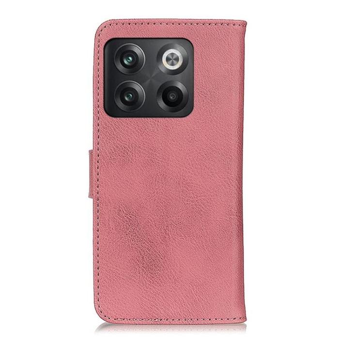 KHAZNEH - KHAZNEH OnePlus 10T 5G Plånboksfodral PU Läder - Rosa