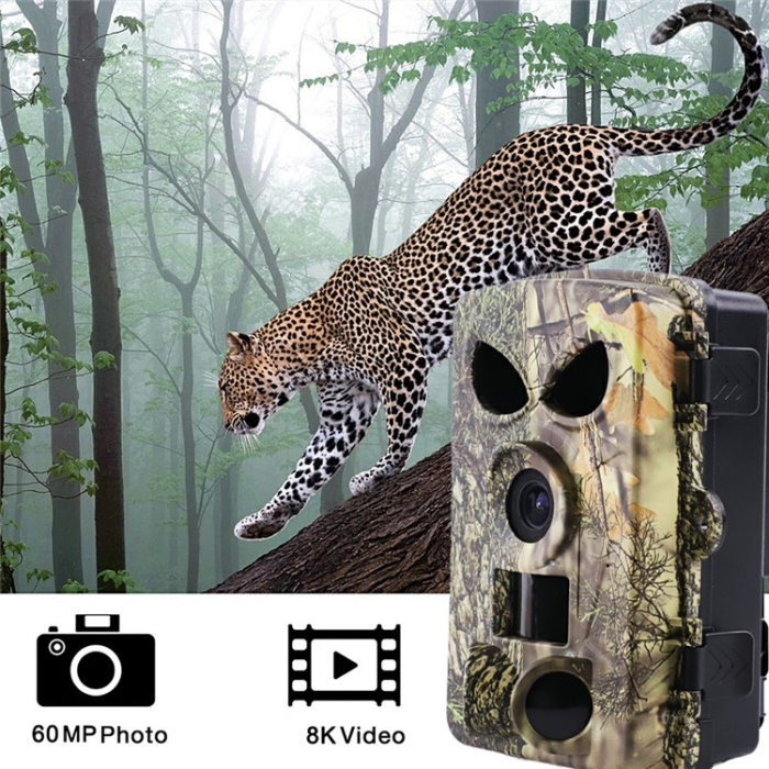 OEM - WiFi Trail Jaktkamera 8K 60MP Ultra HD Nattseende PR8000