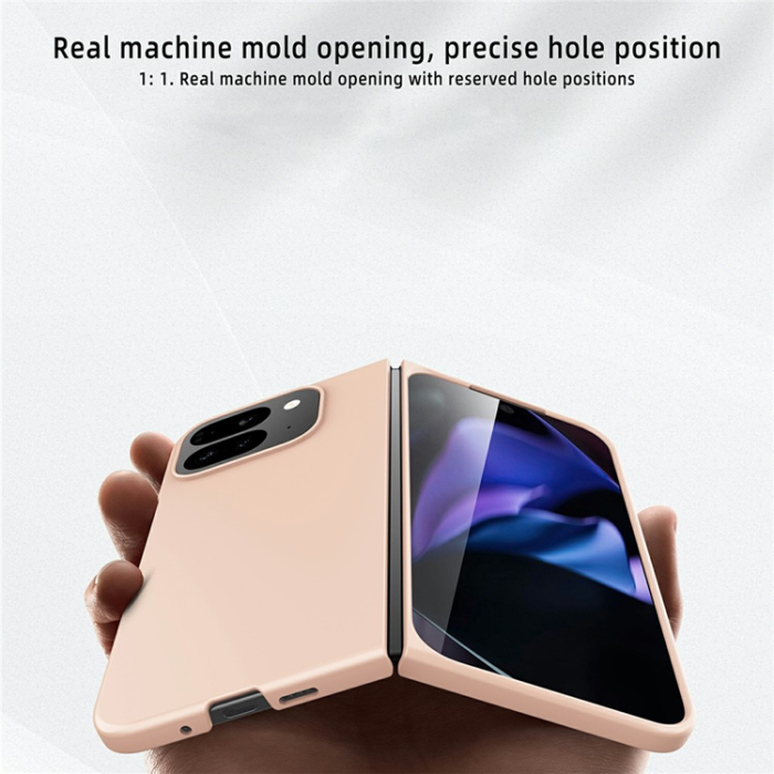 A-One Brand - Google Pixel 10 Pro Fold Mobilskal Skin-Feel Rubberized - Svart