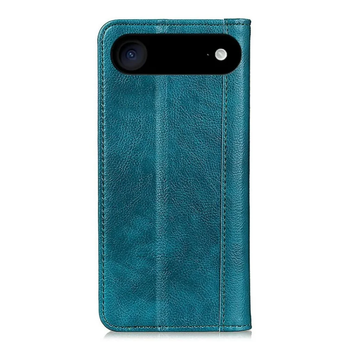 A-One Brand - iPhone 17 Air Plånboksfodral Äkta Läder Litchi - Grön