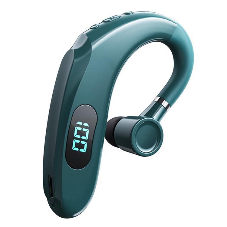 Single In-Ear Hörlur Bluetooth med Digital LED-Display Earhook Q20 - Grön (Grön) | 505771 | AlltMobil