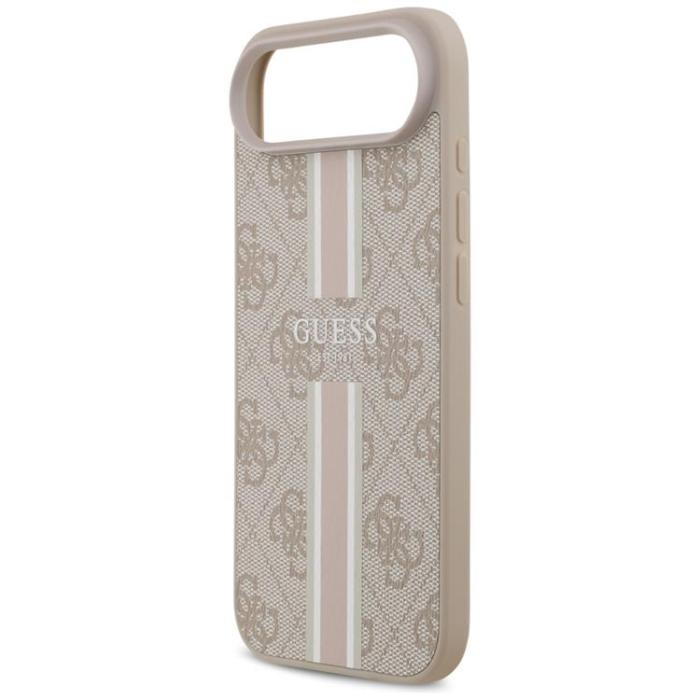 Guess - Guess iPhone 17 Air Mobilskal MagSafe 4G Printed Stripes - Rosa