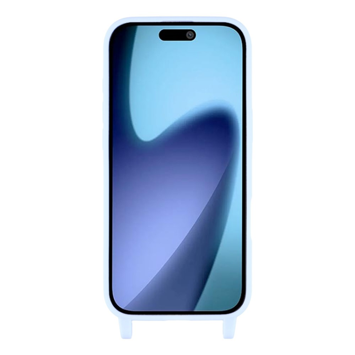 A-One Brand - iPhone 17 Air Mobilskal TPU med Hål för Rem - Blå