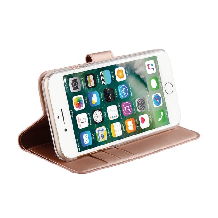 UTGATT1 - Vivanco Plånboksfodral iPhone 8/7/6/6S - Rosa Guld