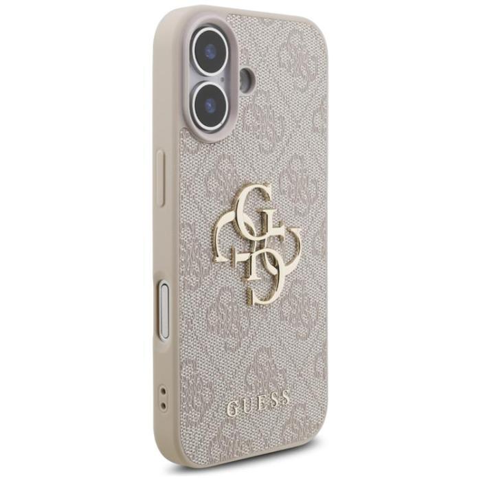 Guess - Guess iPhone 17 Mobilskal 4G Strap 4G Classic Logo - Rosa