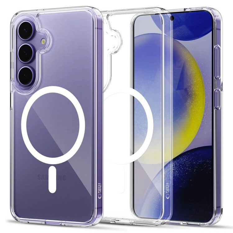 Tech-Protect Galaxy S25 FE Mobilskal Magsafe Flexair Hybrid - Clear | 5468 | AlltMobil