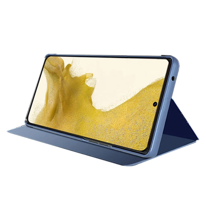 Taltech - Galaxy S23 Flipfodral med Spegel - Blå