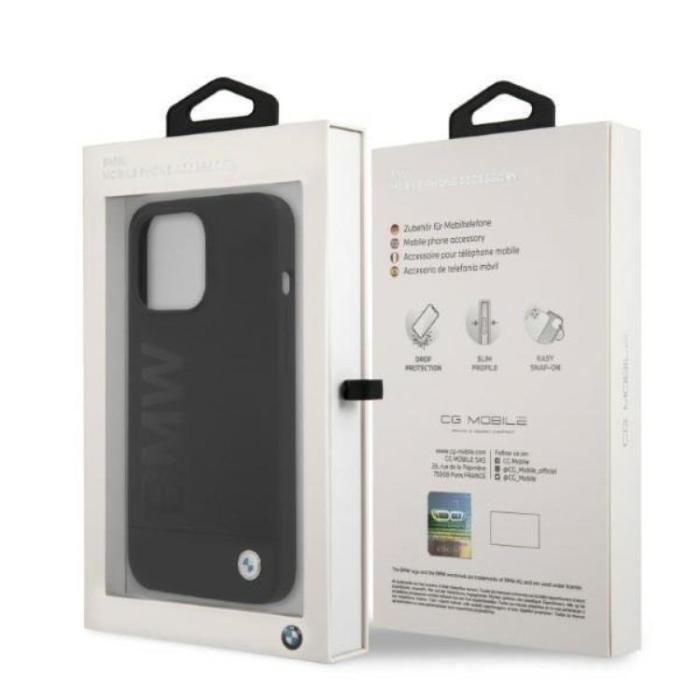 BMW - Etui BMW iPhone 13 Pro Skal Magsafe Silicone Signature Logo - Svart