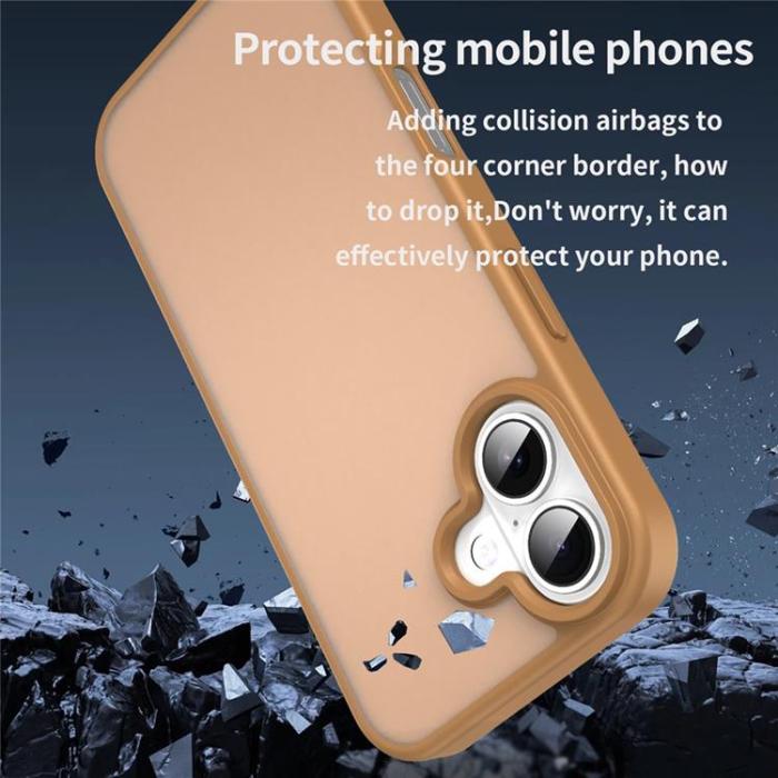 A-One Brand - iPhone 17 Mobilskal Skin Touch Matte - Guld