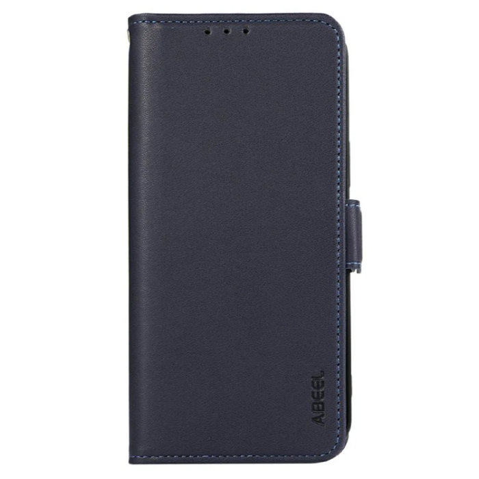 ABEEL - ABEEL iPhone 17 Pro Max Plånboksfodral Läder RFID Skydd