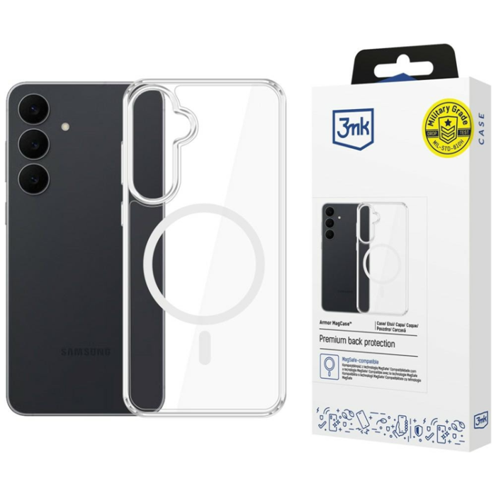 3MK - 3mk Mobilskal För Galaxy S26 FE Magsafe Armor - Clear