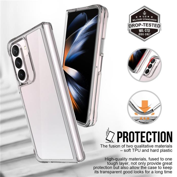 OEM - Galaxy Z Fold 5 Mobilskal Anti-drop - Transparent