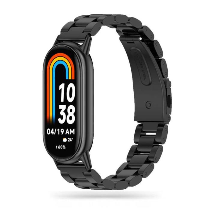 Tech-Protect - Tech-Protect Xiaomi Smart Band 8/9/NFC Band Stainless - Svart