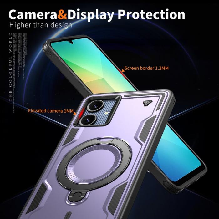 N/A - Mobilskal till Samsung Galaxy A06 4G Plast Militärskydd - Lila