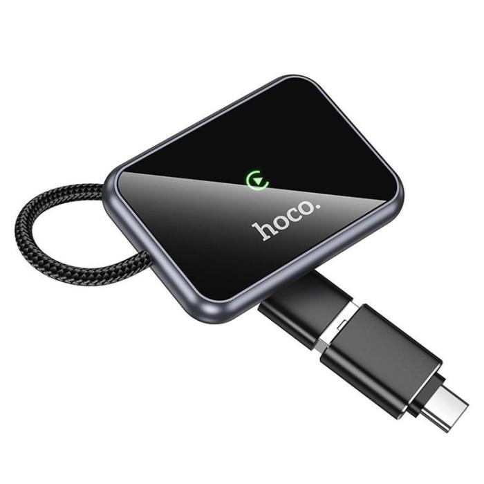 A-One Brand - Hoco CarPlay Trådlös Adapter USB A - USB C HU1 - Svart