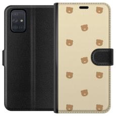 iSecrets - Pl&aring;nboksfodral till Samsung Galaxy A71 med Bj&ouml;rnm&ouml;nster