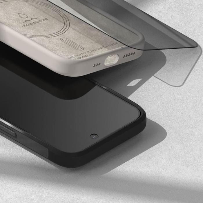 Ringke - Ringke iPhone 15 Pro Härdat Glas Skärmskydd Privacy