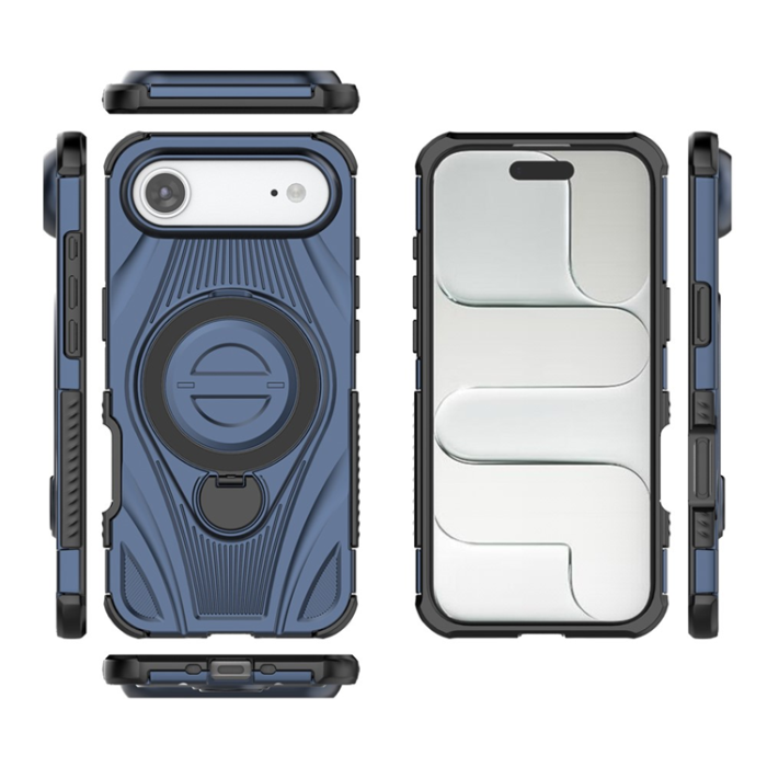 A-One Brand - iPhone Air Mobilskal MagSafe Magnetic Kickstand - Mörkblå